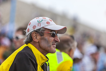 Image showing Profile of Veteran Fan of Le Tour de France