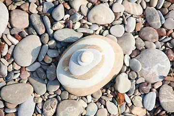 Image showing Sea stones background