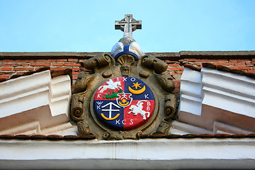 Image showing cross of the medieval castle