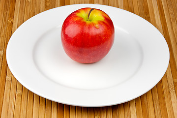 Image showing Apple On Plate