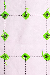 Image showing background with embroidery, types of embroidery