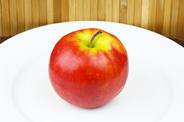 Image showing Apple On Plate