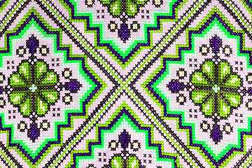 Image showing ukrainian folk seamless pattern ornament. Ethnic ornament