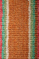 Image showing old textile surface close up