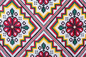 Image showing ukrainian folk seamless pattern ornament. Ethnic ornament