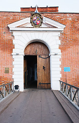 Image showing gates of the medieval castle
