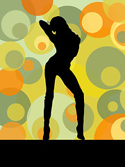 Image showing DANCING FEMALE