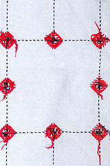 Image showing background with embroidery, types of embroidery