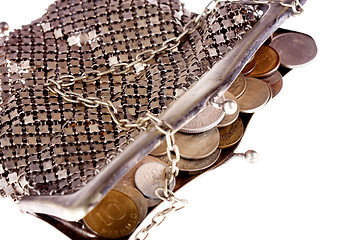 Image showing purse with coins