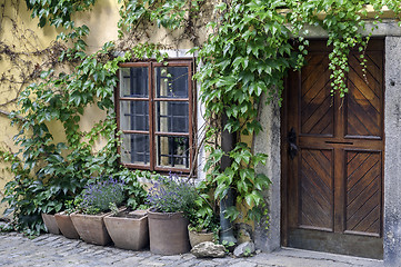 Image showing Old house facade.