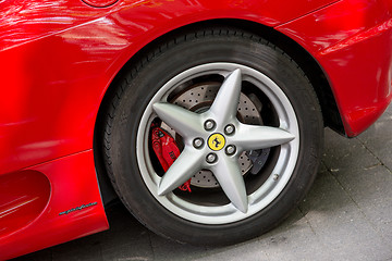 Image showing Red Ferrari