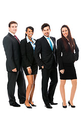 Image showing business team diversity happy isolated