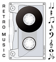 Image showing cassette tape notes