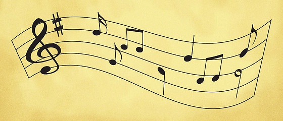 Image showing sheet music