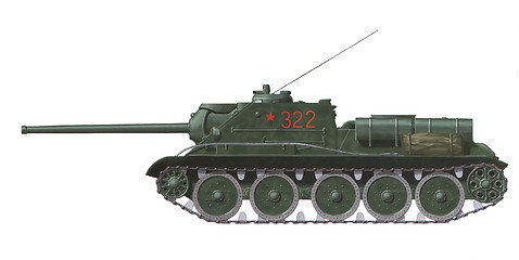 Image showing SU-85 self propelled gun