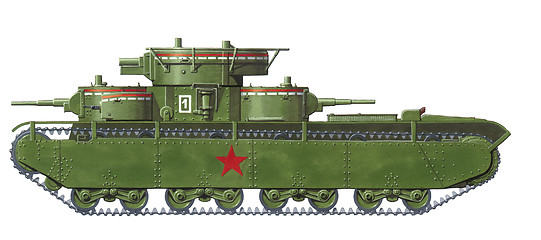 Image showing T-35 very heavy tank