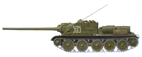 Image showing SU-100 tank destroyer