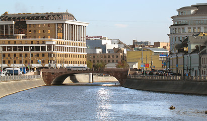 Image showing The drainage channel in Moscow