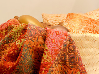 Image showing Colorful fabric