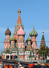 Image showing In Red Square, St. Basil's Cathedral