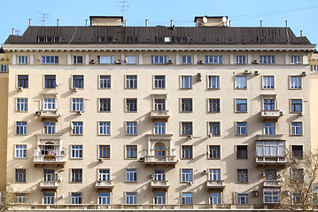 Image showing Old high-rise building in Moscow