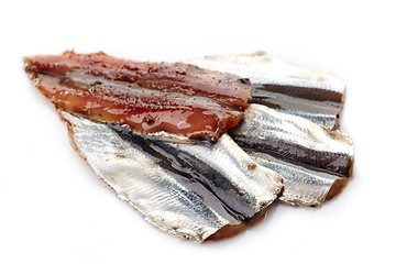 Image showing salted anchovies