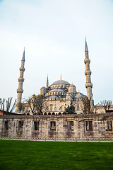 Image showing Sultan Ahmed Mosque (Blue Mosque) in Istanbul