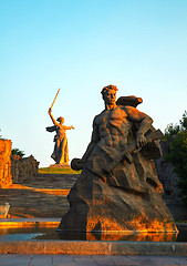 Image showing The Motherland calls! monument in Volgograd, Russia