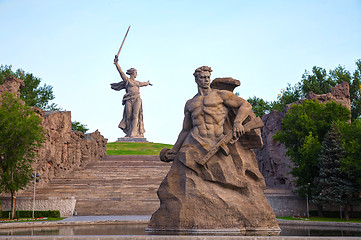 Image showing The Motherland calls! monument in Volgograd, Russia