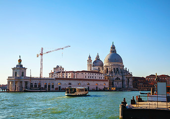 Image showing View to Basilica Di Santa Maria della Salute in Venice