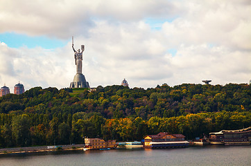 Image showing Mother of the Motherland monument in Kiev, Ukraine