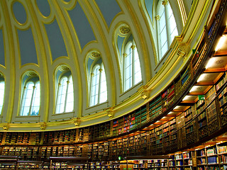 Image showing Oval library