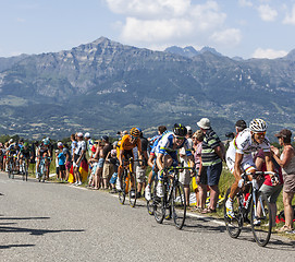 Image showing The Cyclist Philippe Gilbert