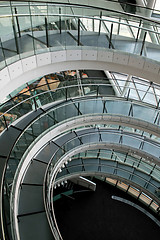 Image showing Oval stairway