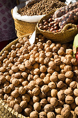 Image showing Nuts on a market stall