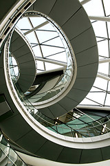 Image showing Spiral stairway