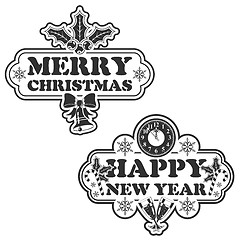 Image showing Christmas Stamp