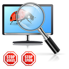 Image showing Protection from Viruses and Spam