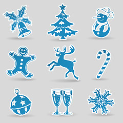 Image showing Christmas Icons