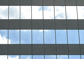 Image showing clouds in the windows