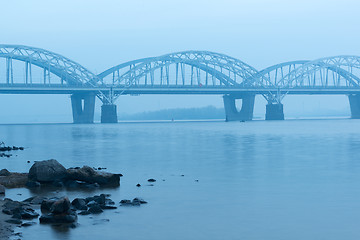 Image showing Darnitskiy bridge