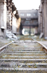 Image showing Abandoned railway