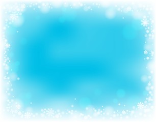 Image showing Snowflake theme background 4