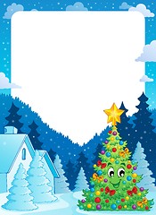 Image showing Christmas topic frame 7