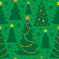 Image showing Christmas seamless background 5