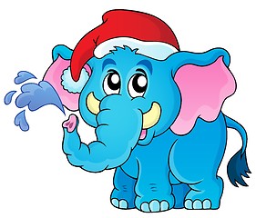 Image showing Christmas animal theme image 2