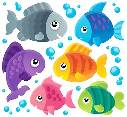 Image showing Fish theme collection 1