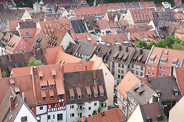 Image showing Nuremberg rooftops
