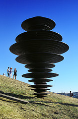 Image showing Sculpture by the Sea exhibit at Bondi Australia