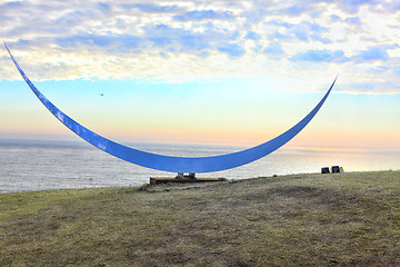 Image showing Sculpture by the Sea exhibit at Bondi Australia